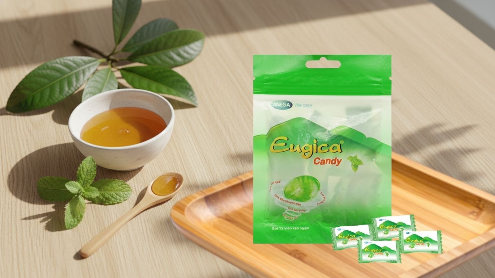 Kẹo ngậm thảo dược Eugica 