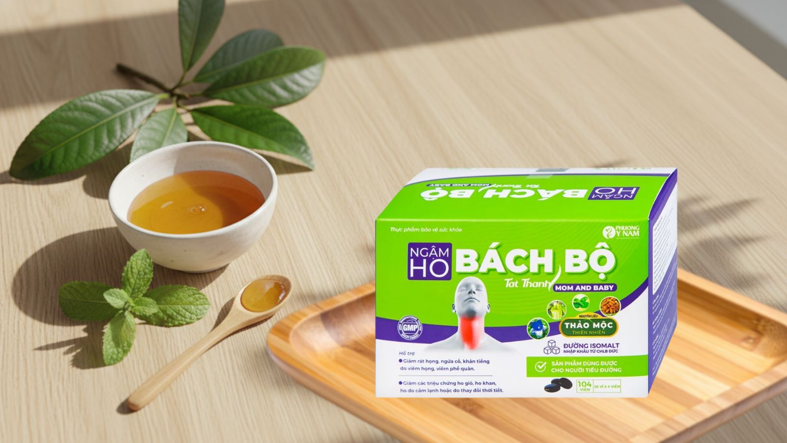 Vi&ecirc;n ngậm B&aacute;ch Bộ giảm ho hiệu quả