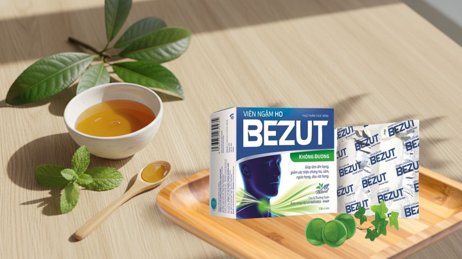 Vi&ecirc;n ngậm Hobezut Kh&ocirc;ng Đường