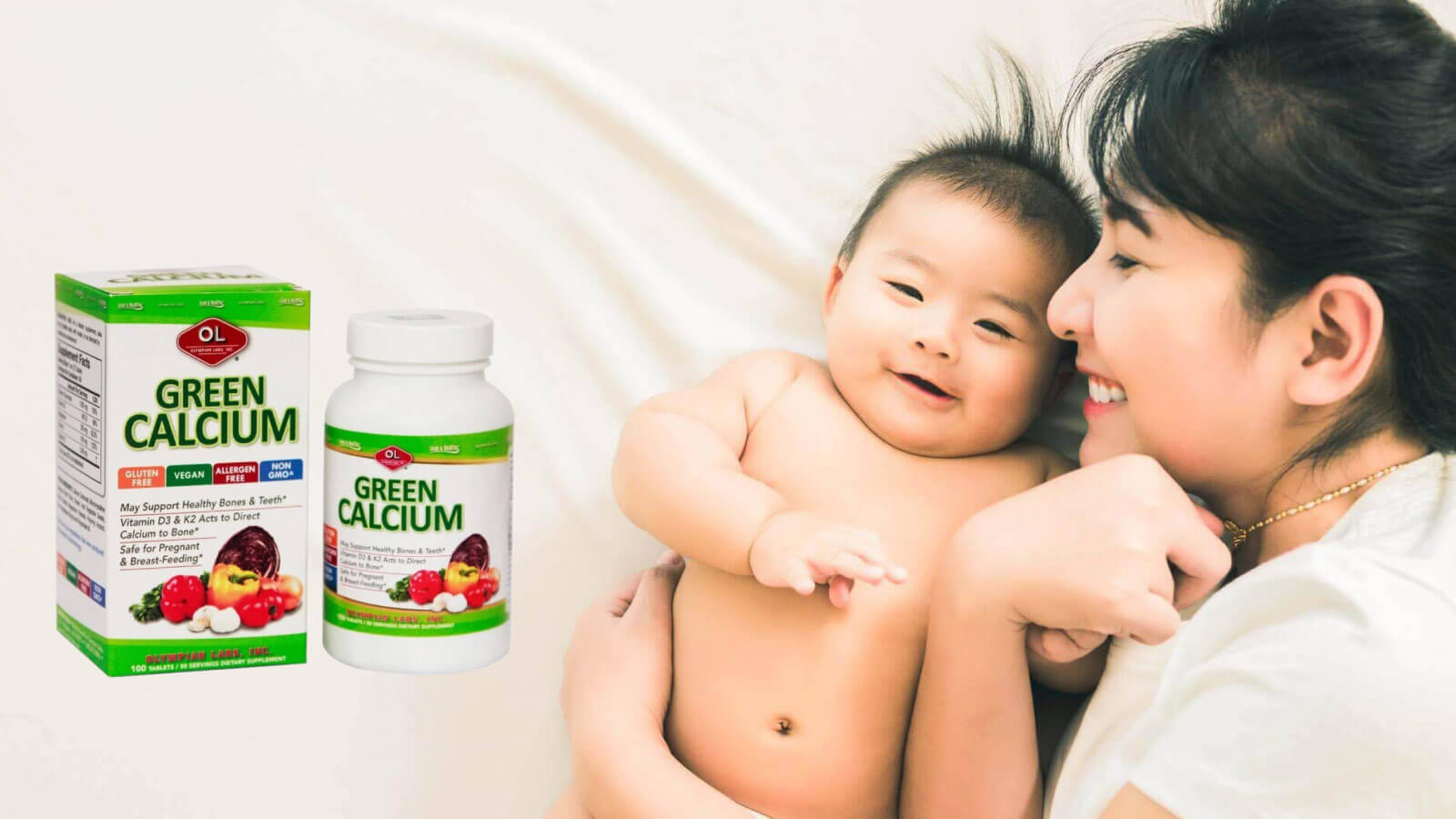 Vi&ecirc;n uống bổ sung Canxi D3 cho b&eacute; Green Calcium