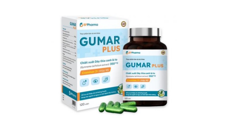 Gumar Plus hỗ trợ điều trị tiểu đường 