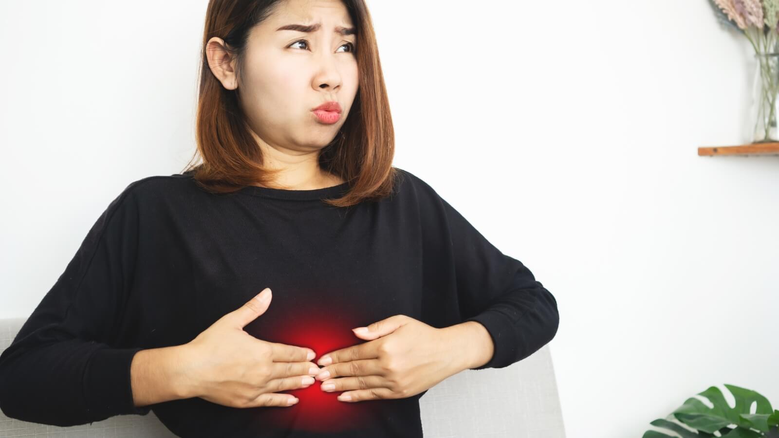 V&ugrave;ng thượng vị l&agrave; vi tr&iacute; đau dạ d&agrave;y phổ biến