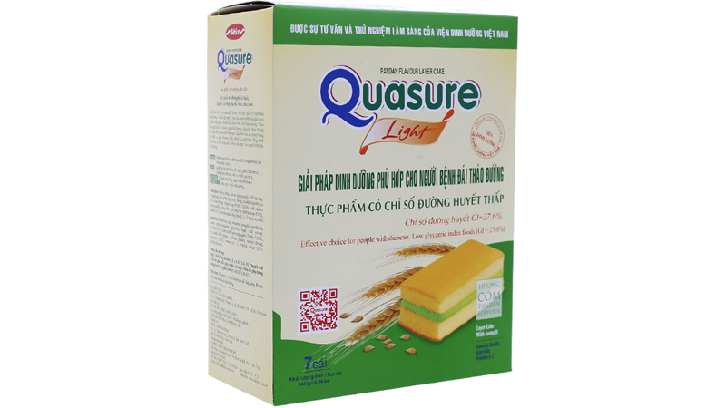 B&aacute;nh b&ocirc;ng lan Quasure Light c&oacute; chỉ số đường huyết thấp
