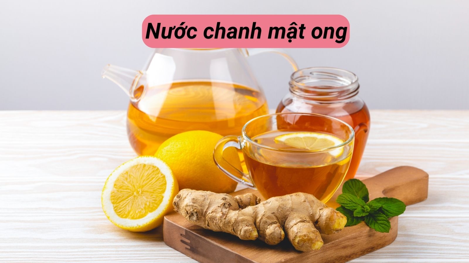 Chanh mật ong - bộ đ&ocirc;i v&agrave;ng xoa dịu cổ họng, giảm cảm&nbsp;