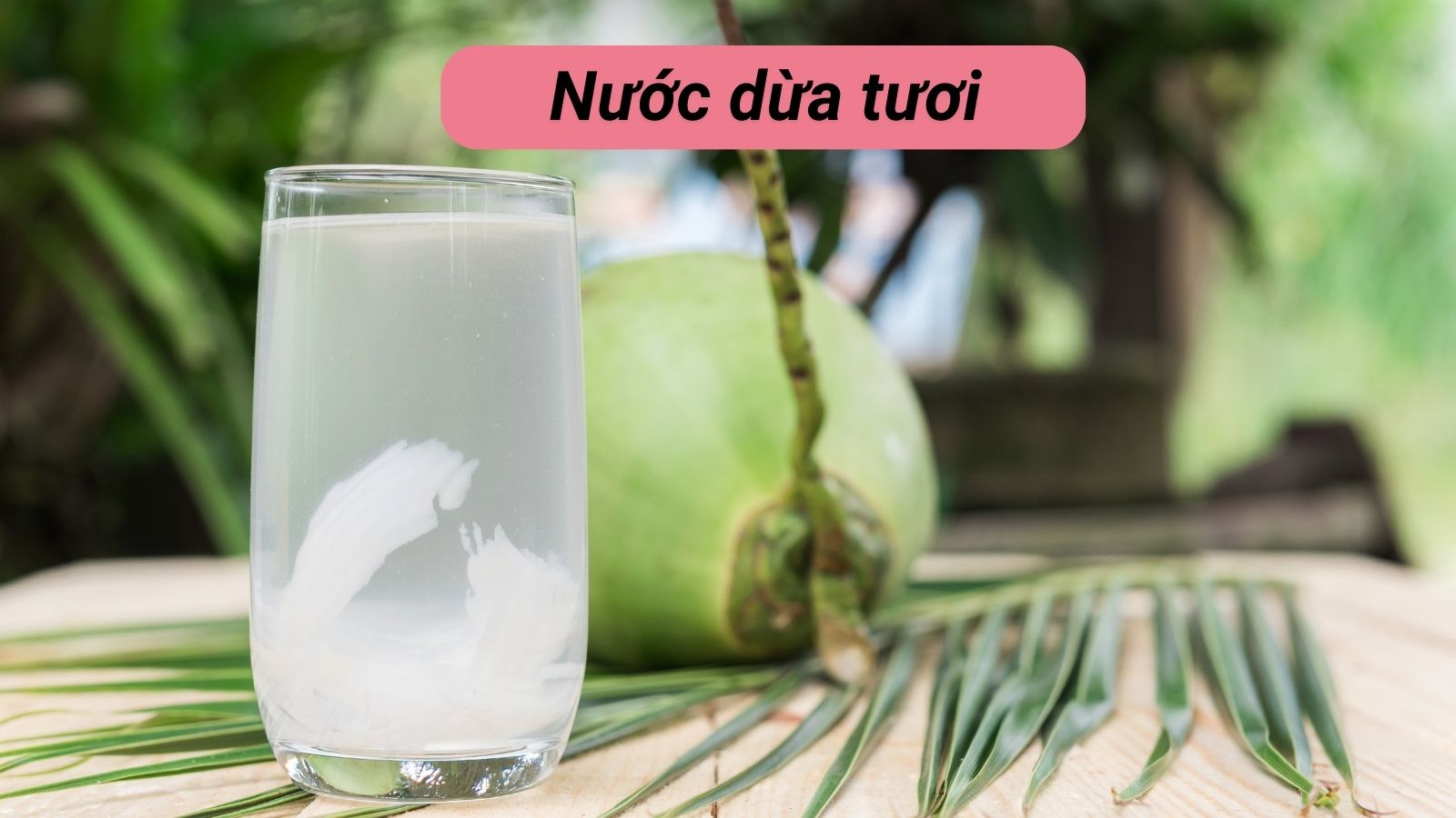 Nước dừa bổ sung chất điện giải tự nhi&ecirc;n hỗ trợ tăng cường sức khỏe khi cảm