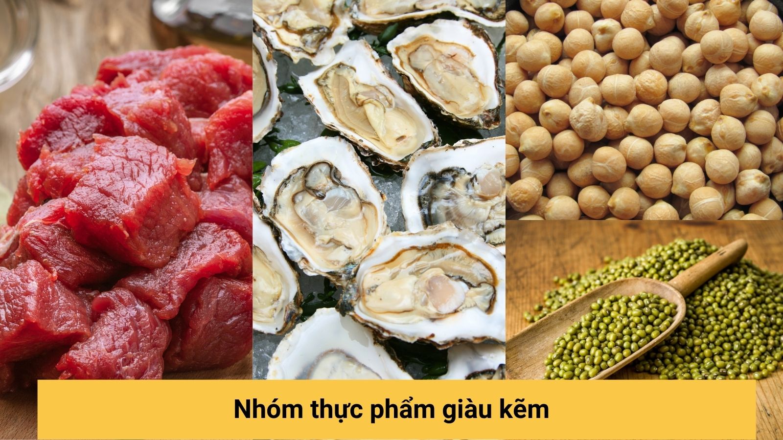 Thực phẩm gi&agrave;u kẽm l&agrave; đ&aacute;p &aacute;n cho c&acirc;u hỏi cảm c&uacute;m n&ecirc;n ăn g&igrave;