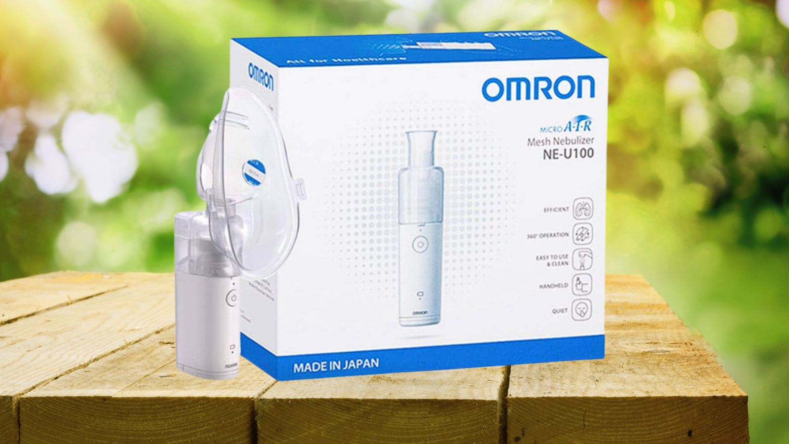 M&aacute;y kh&iacute; dung Omron NE-U100 được đ&ocirc;ng đảo gia đ&igrave;nh lựa chọn