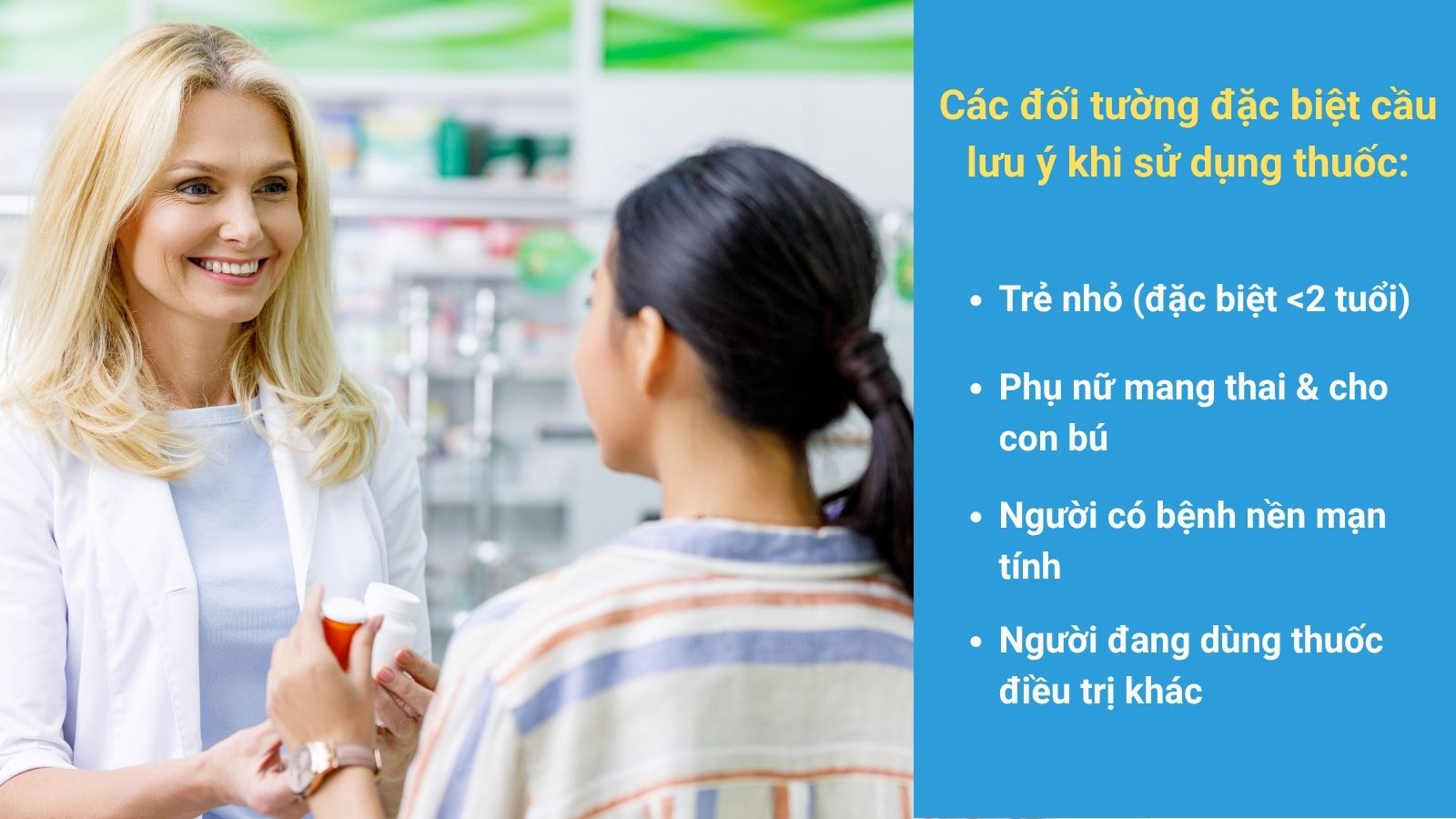N&ecirc;n thận trọng khi d&ugrave;ng thuốc cảm c&uacute;m với đối tượng đặc biệt