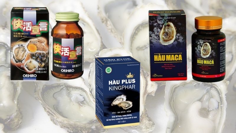 Một số thực phẩm chức năng h&agrave;u biển được nam giới tin tưởng sử dụng.