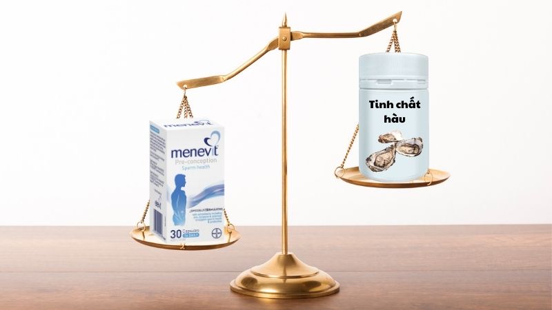N&ecirc;n uống Menevit hay tinh chất h&agrave;u để cải thiện sinh l&yacute; nam?