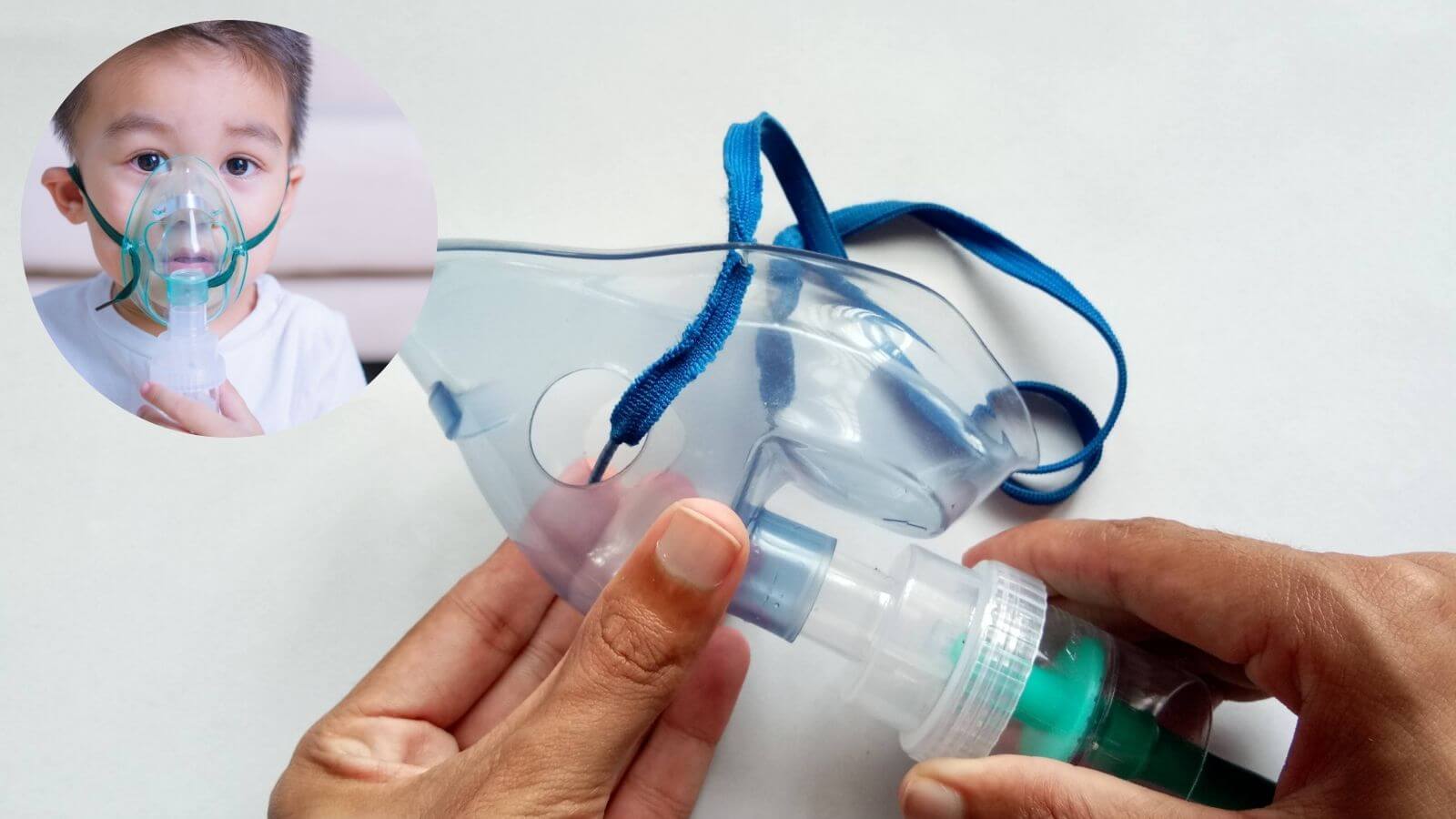 Chọn mặt nạ x&ocirc;ng ph&ugrave; hợp với trẻ nhỏ nhằm hạn chế thất tho&aacute;t thuốc ra ngo&agrave;i