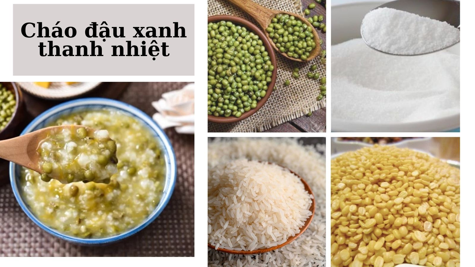 Ch&aacute;o cho người bị c&uacute;m gi&uacute;p thanh nhiệt, giải độc