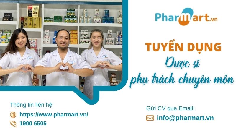[Hà Nội] - Hz888a.com tuyển dụng vị trí Dược sĩ phụ trách chuyên môn