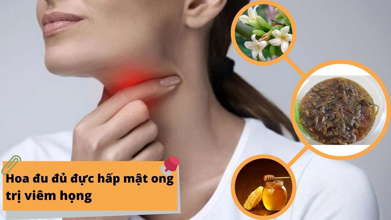 Hoa đu đủ đực hấp mật ong gi&uacute;p giảm vi&ecirc;m, kh&aacute;ng khuẩn hiệu quả