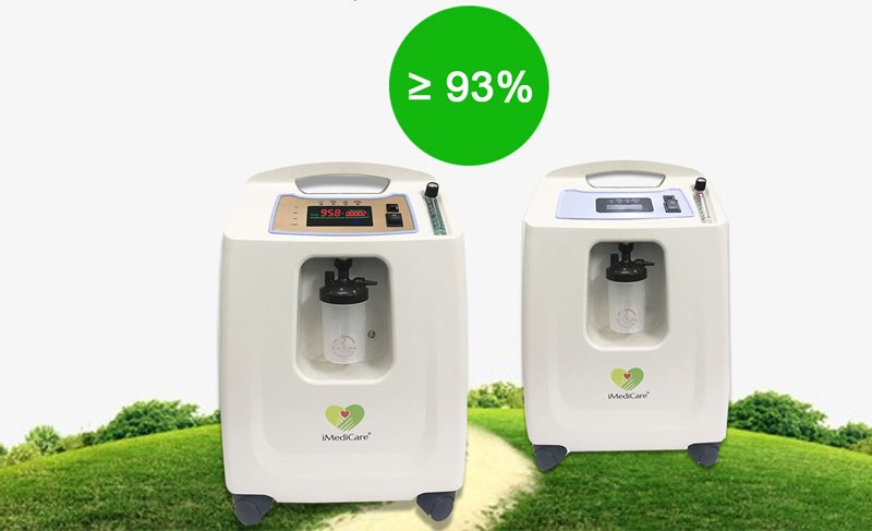 Nồng độ oxy tinh khiết chuẩn của m&aacute;y