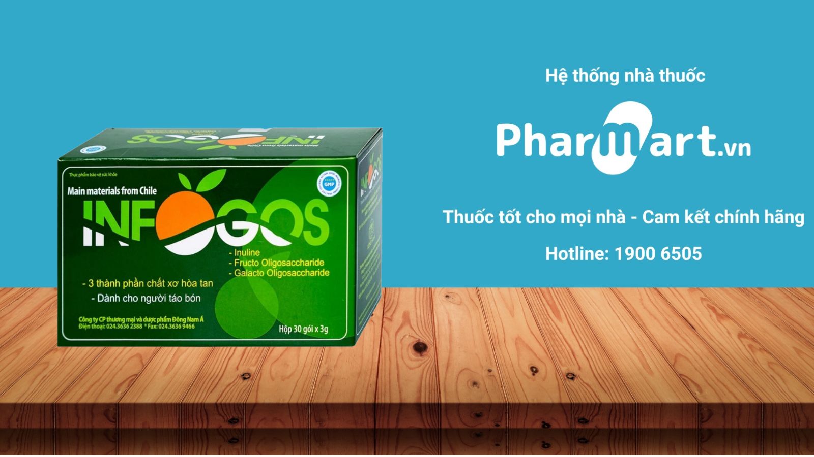 Sản phẩm chất xơ INFOGOS hỗ trợ cải thiện t&aacute;o b&oacute;n cho b&eacute;