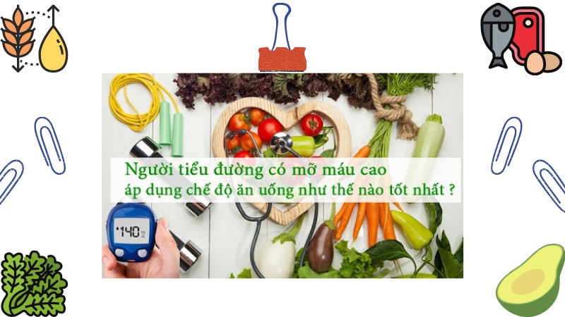 Nguy&ecirc;n tắc thực đơn cho người tiểu đường mỡ m&aacute;u
