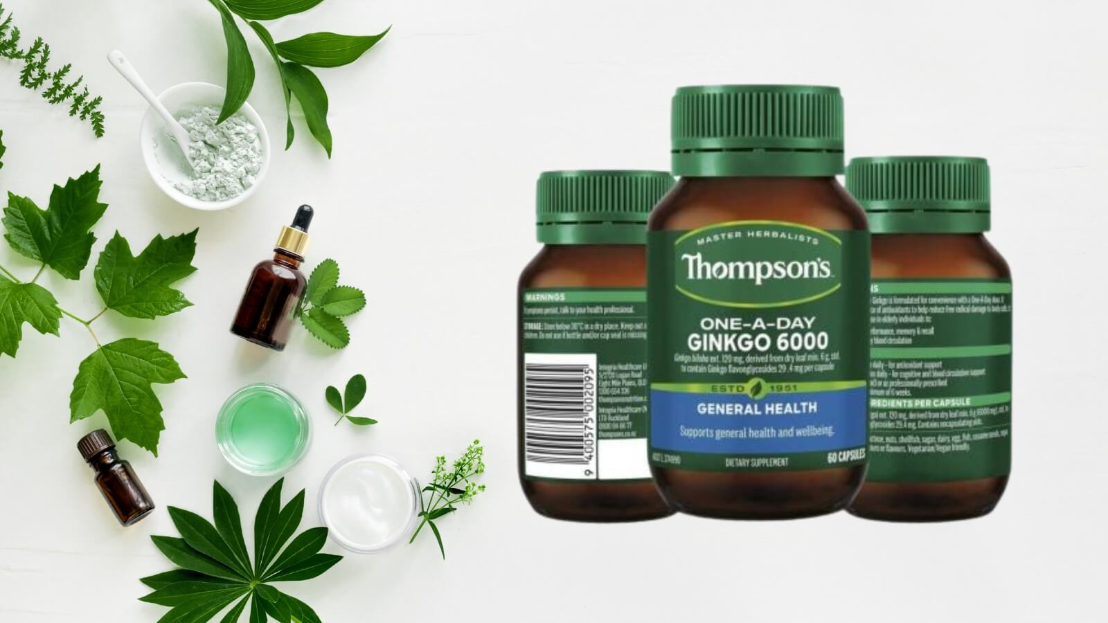 Viên bổ não Thompson’s One-A-Day Ginkgo 6000mg từ Úc