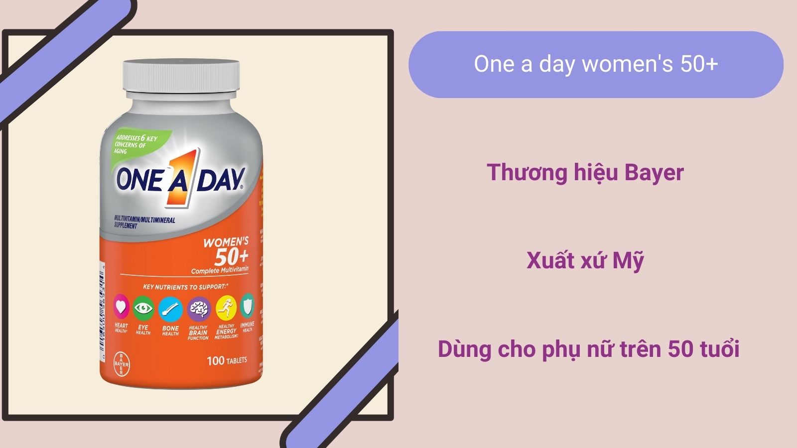 Vitamin của nh&agrave; Bayer - chuy&ecirc;n chăm s&oacute;c sức khỏe ph&aacute;i đẹp