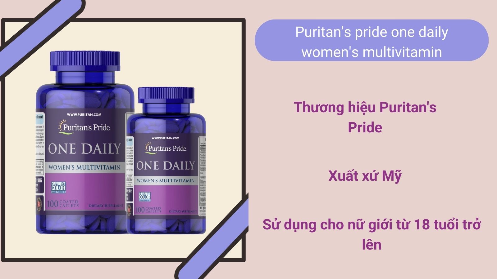 One Daily Women's Multivitamin đến từ h&atilde;ng dược Puritan's Pride