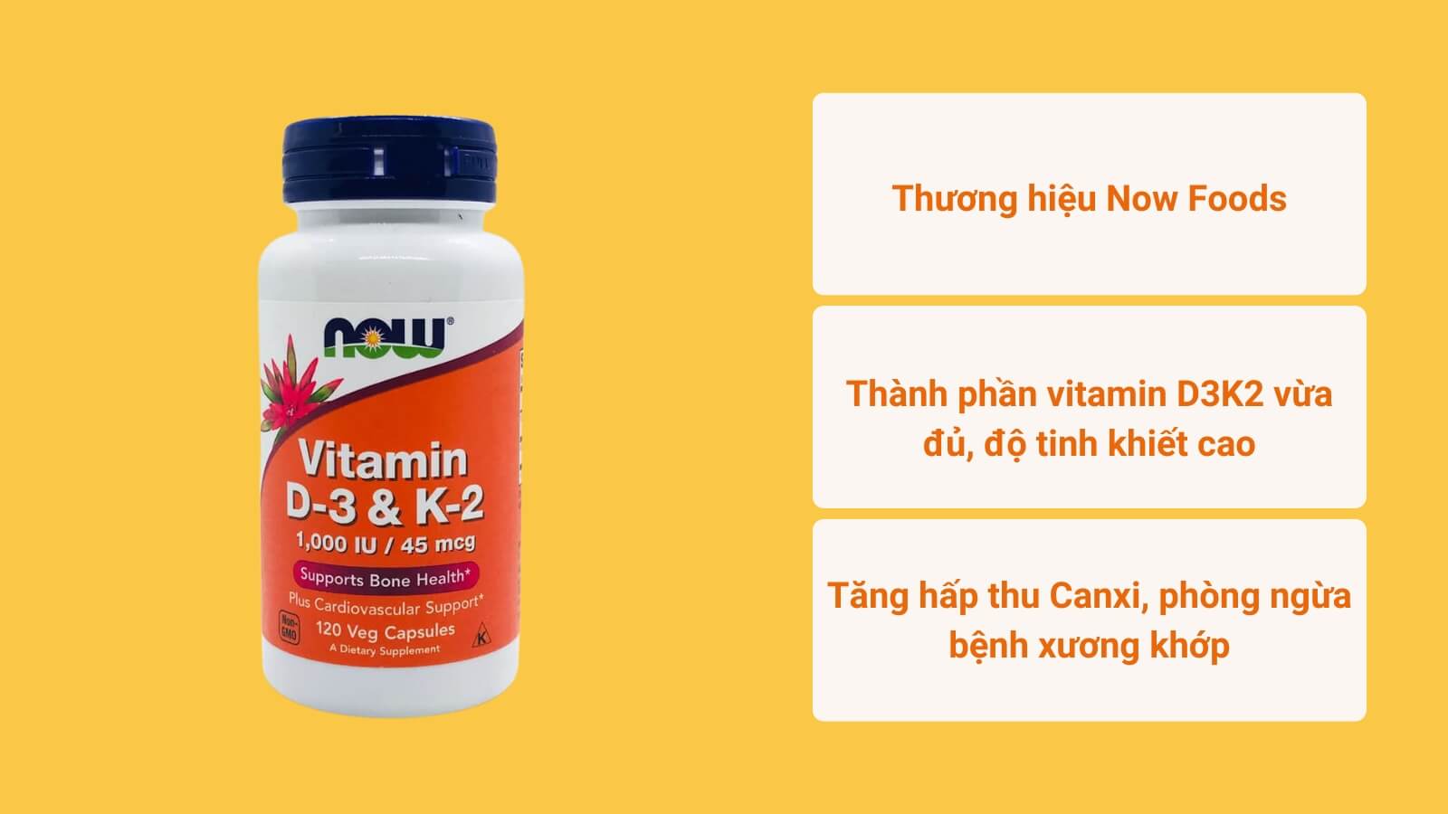 Now Vitamin D3 K2