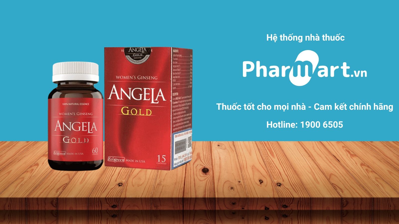 Angela Gold - Thực phẩm chức năng tăng v&ograve;ng 1 v&agrave; c&acirc;n bằng nội tiết tố cho phụ nữ