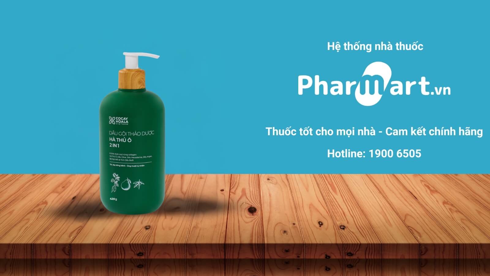 Dầu Gội Thảo Dược H&agrave; Thủ &Ocirc; 2IN1 Cỏ C&acirc;y Hoa L&aacute;
