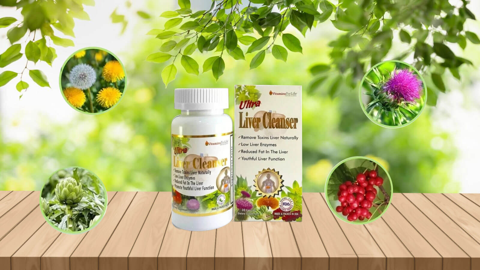 Thuốc m&aacute;t gan Silymarin Ultra Liver Cleanser