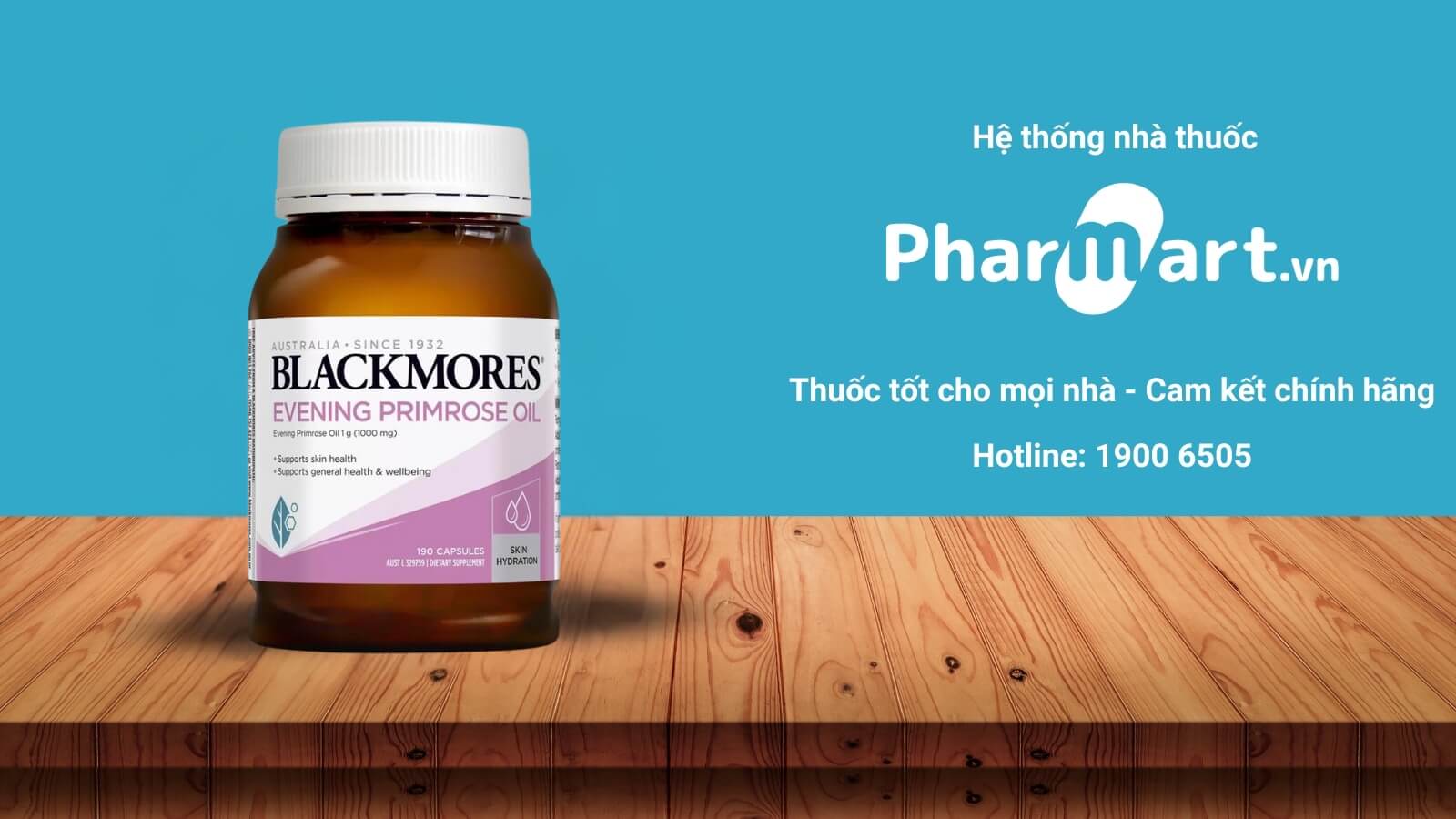 Vi&ecirc;n uống hoa anh thảo &Uacute;c Blackmores Evening Primrose Oil