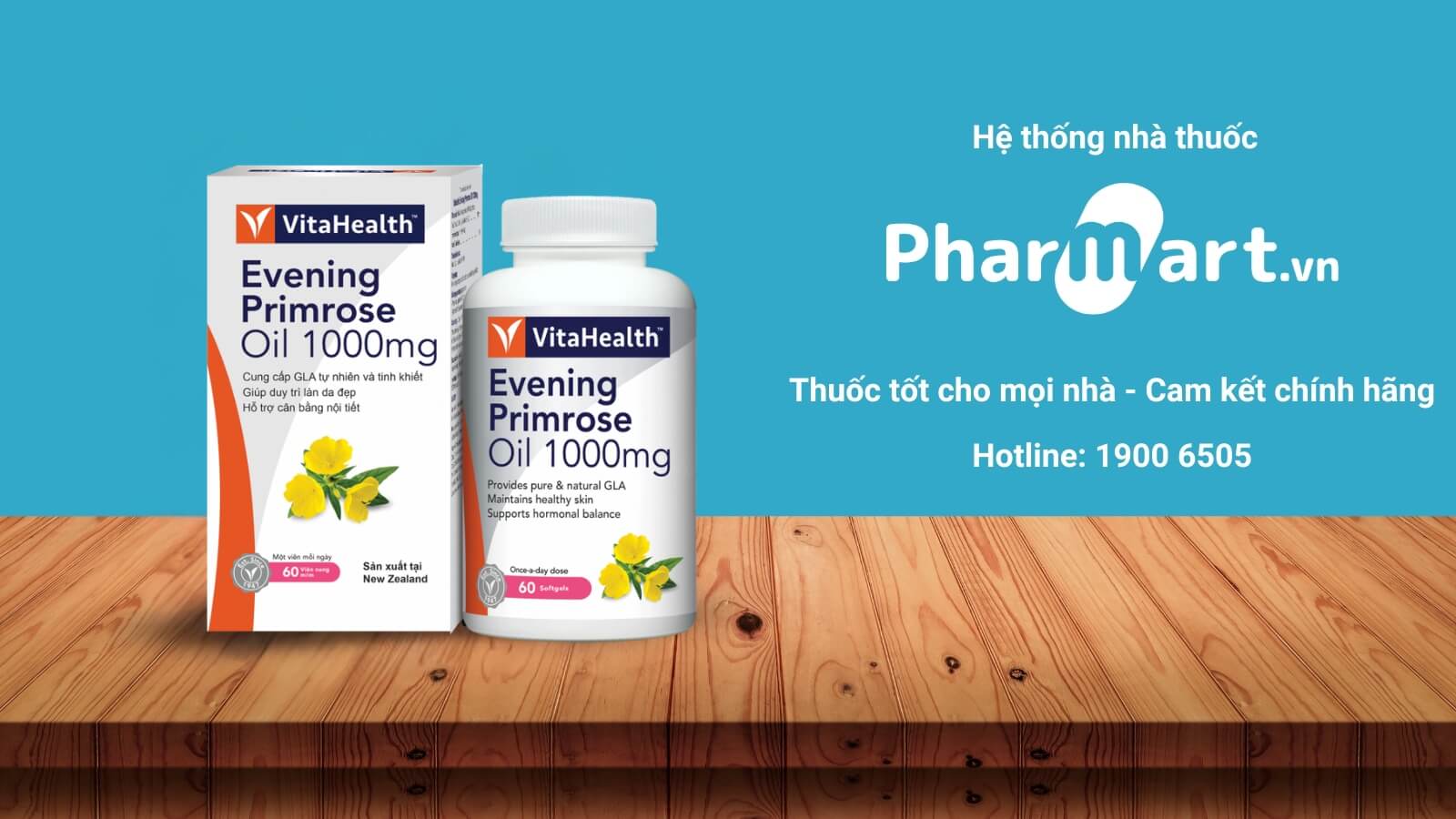 Vi&ecirc;n uống Evening Primrose Oil VitaHealth
