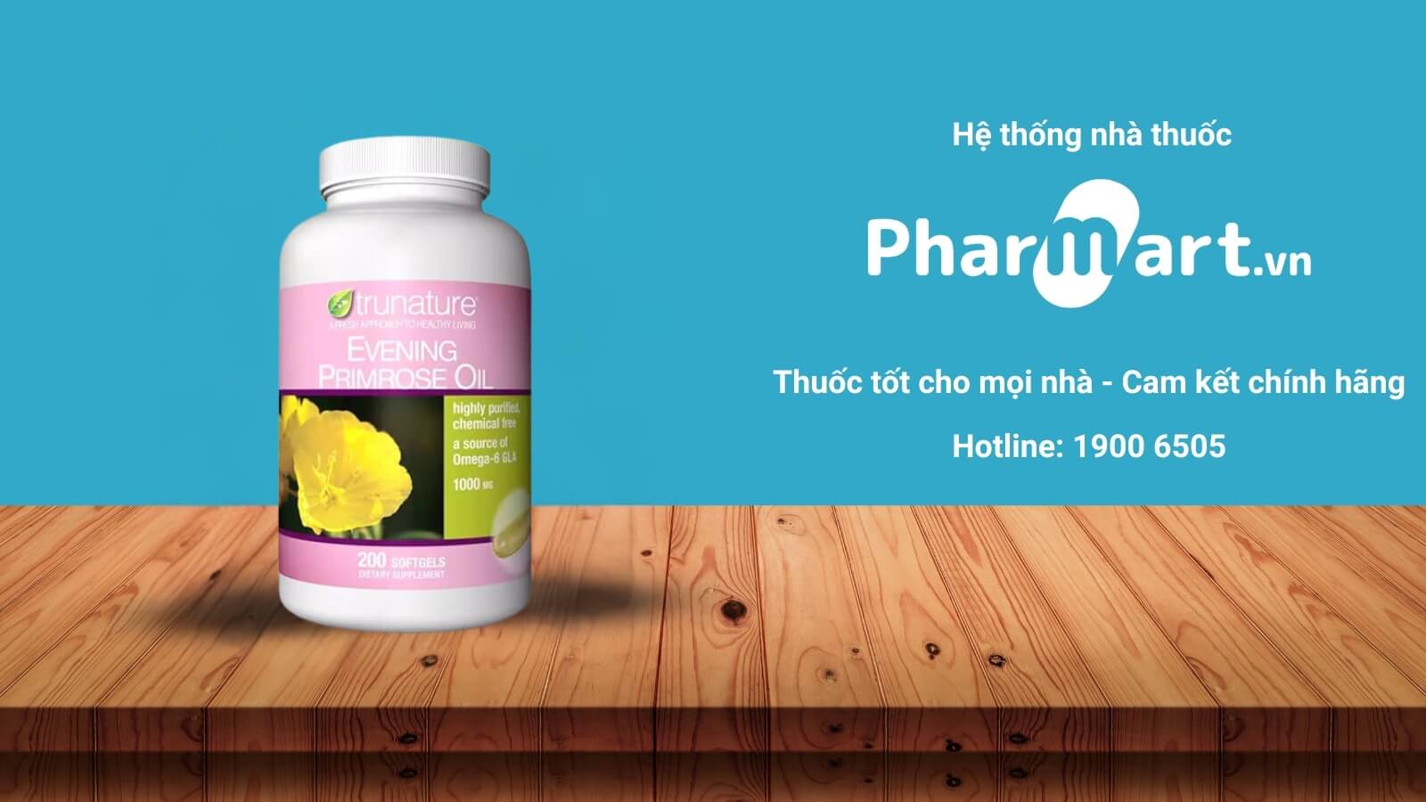 Vi&ecirc;n uống Trunature Evening Primrose Oil 1000mg