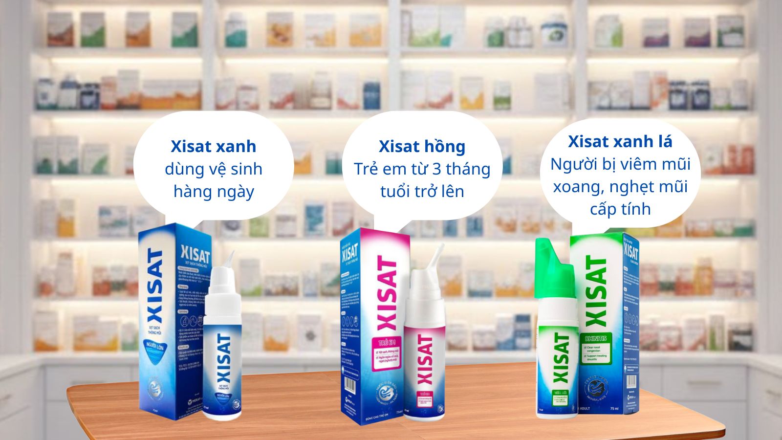 Xịt mũi nước biển s&acirc;u Xisat l&agrave; lựa chọn ưu &aacute;i của nhiều gia đ&igrave;nh Việt