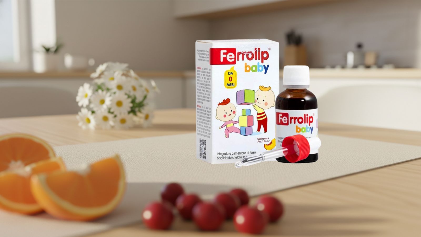 Ferrolip Baby - sắt hữu cơ cho b&eacute; đến từ &Yacute;