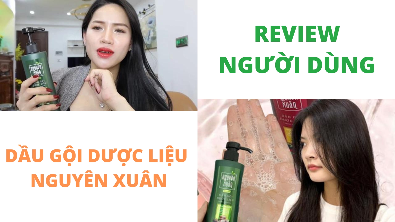 Review từ người d&ugrave;ng dầu gội Nguy&ecirc;n Xu&acirc;n