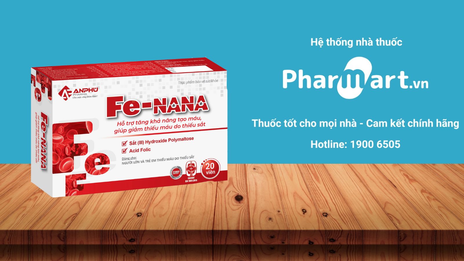 FeNana - bổ sung sắt folic