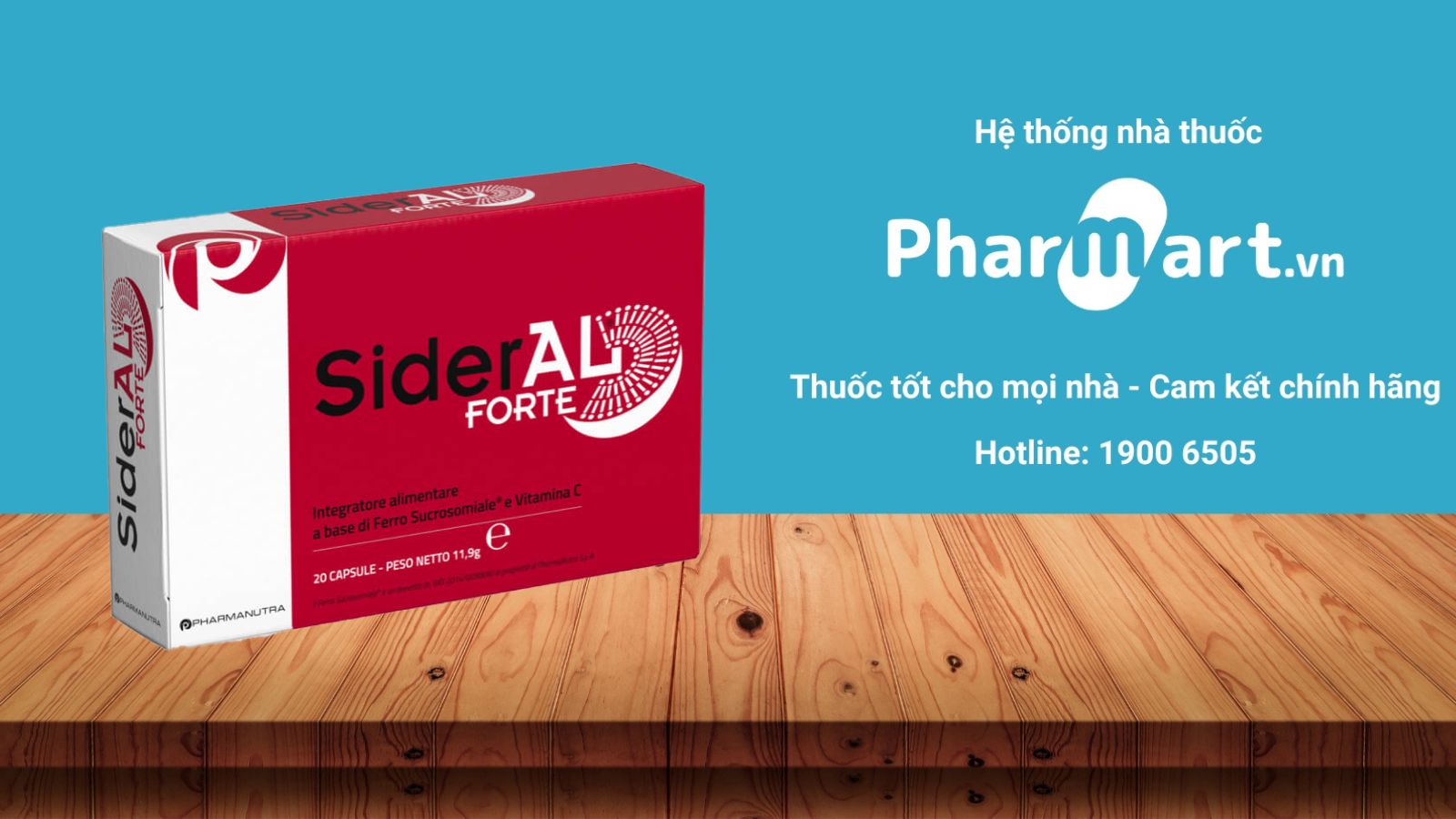 SiderAL Forte bổ sung sắt
