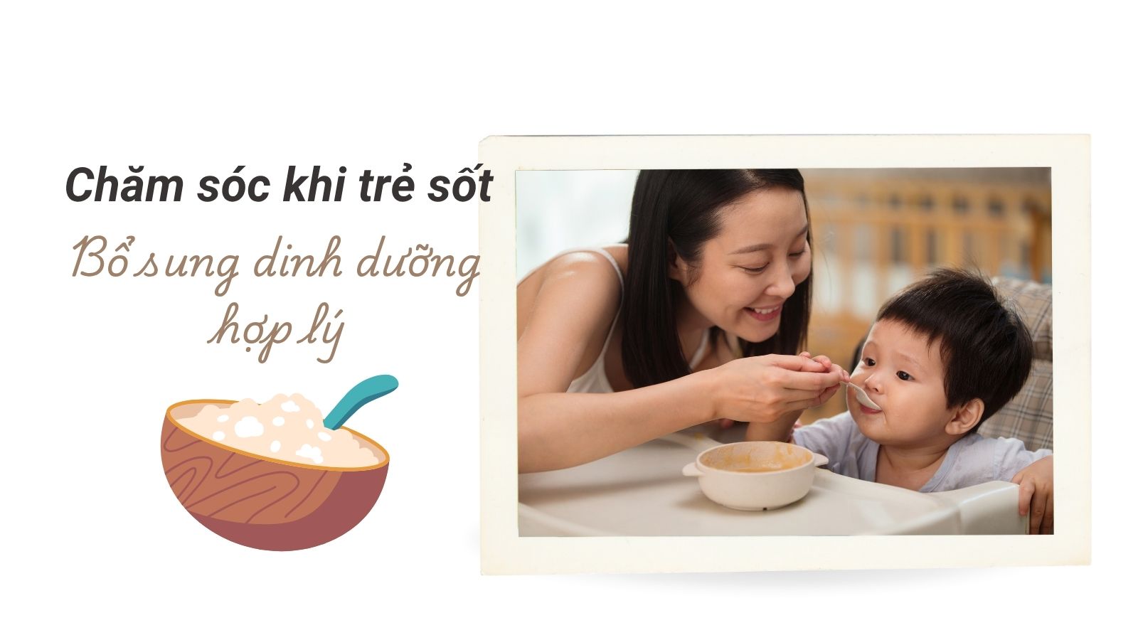 Bổ sung dinh dưỡng đầy đủ v&agrave; hợp l&yacute; gi&uacute;p trẻ tiếp th&ecirc;m năng lượng trong giai đoạn bệnh.&nbsp;