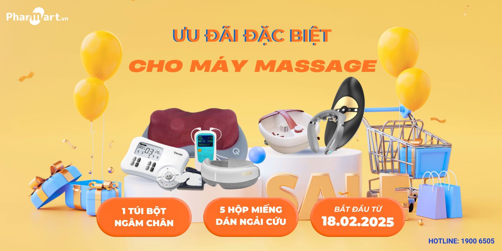Nhận ngay qu&agrave; tặng sức khỏe khi mua m&aacute;y massage bất kỳ
