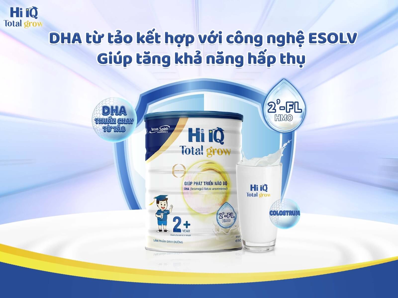 DHA từ tảo kết hợp với c&ocirc;ng nghệ ESOLV gi&uacute;p tăng khả năng hấp thụ