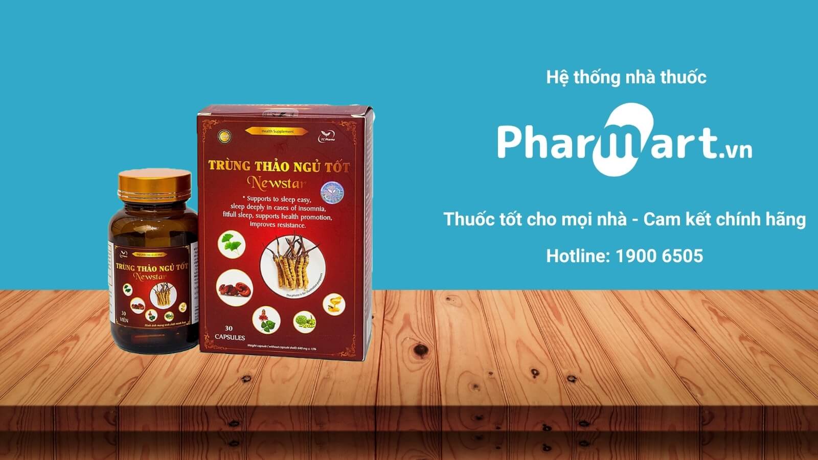 Tr&ugrave;ng Thảo Ngủ Tốt Newstar