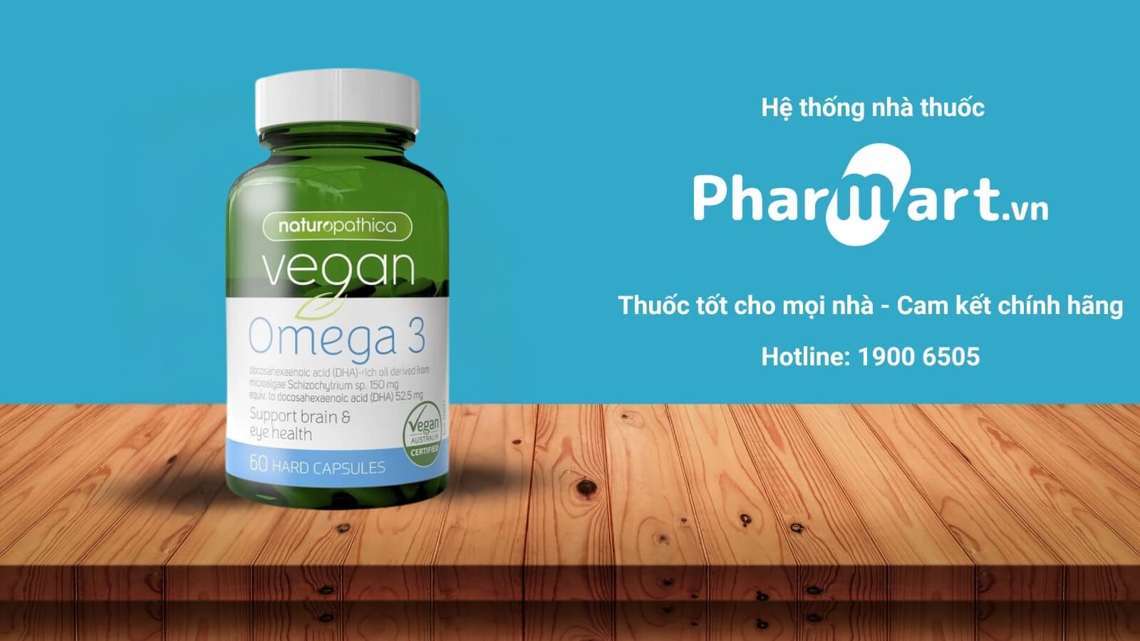 DHA Vegan Omega 3 Naturopathica thương hiệu &Uacute;c