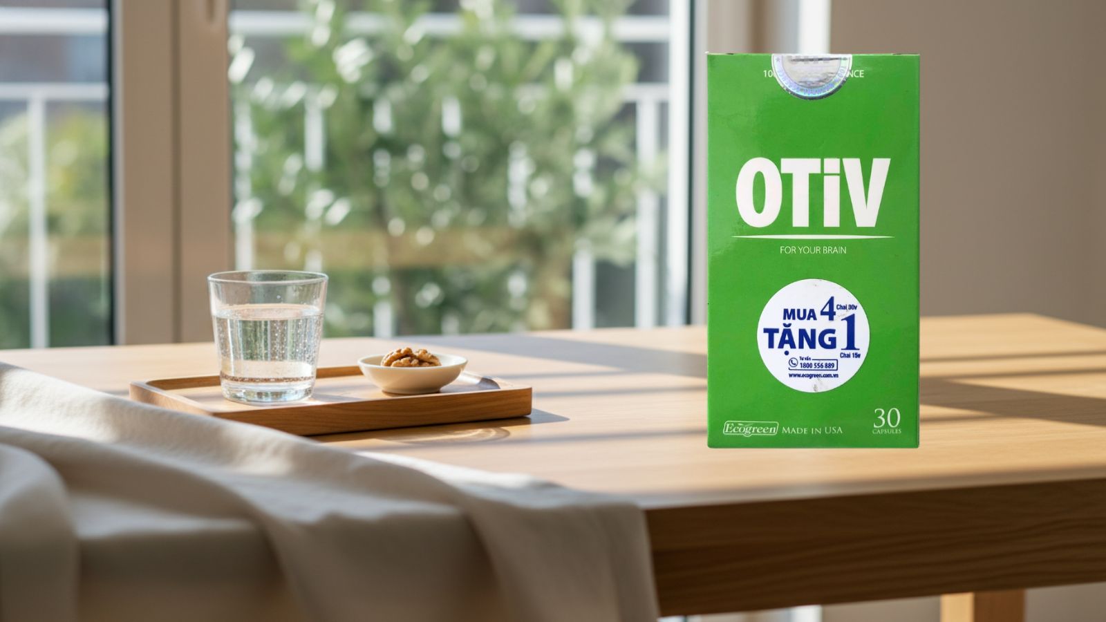 EcoGreen OTiV cải thiện tăng tuần hoàn não