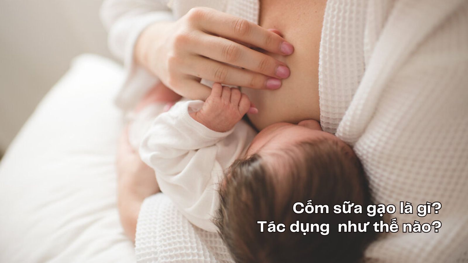 Cốm lợi sữa cho mẹ sau sinh gi&uacute;p tăng cường lượng sữa mẹ