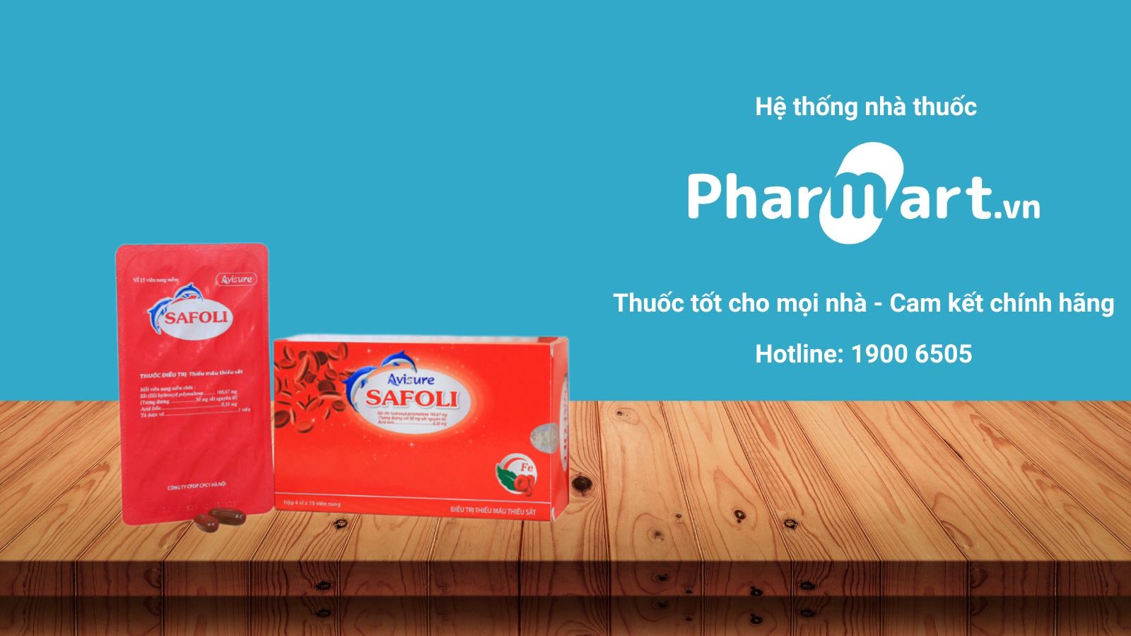 Sắt hữu cơ Avisure Safoli&nbsp;