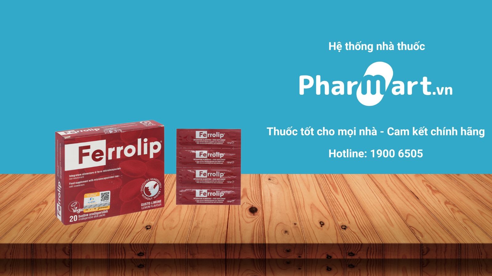 Sắt hữu cơ Ferrolip