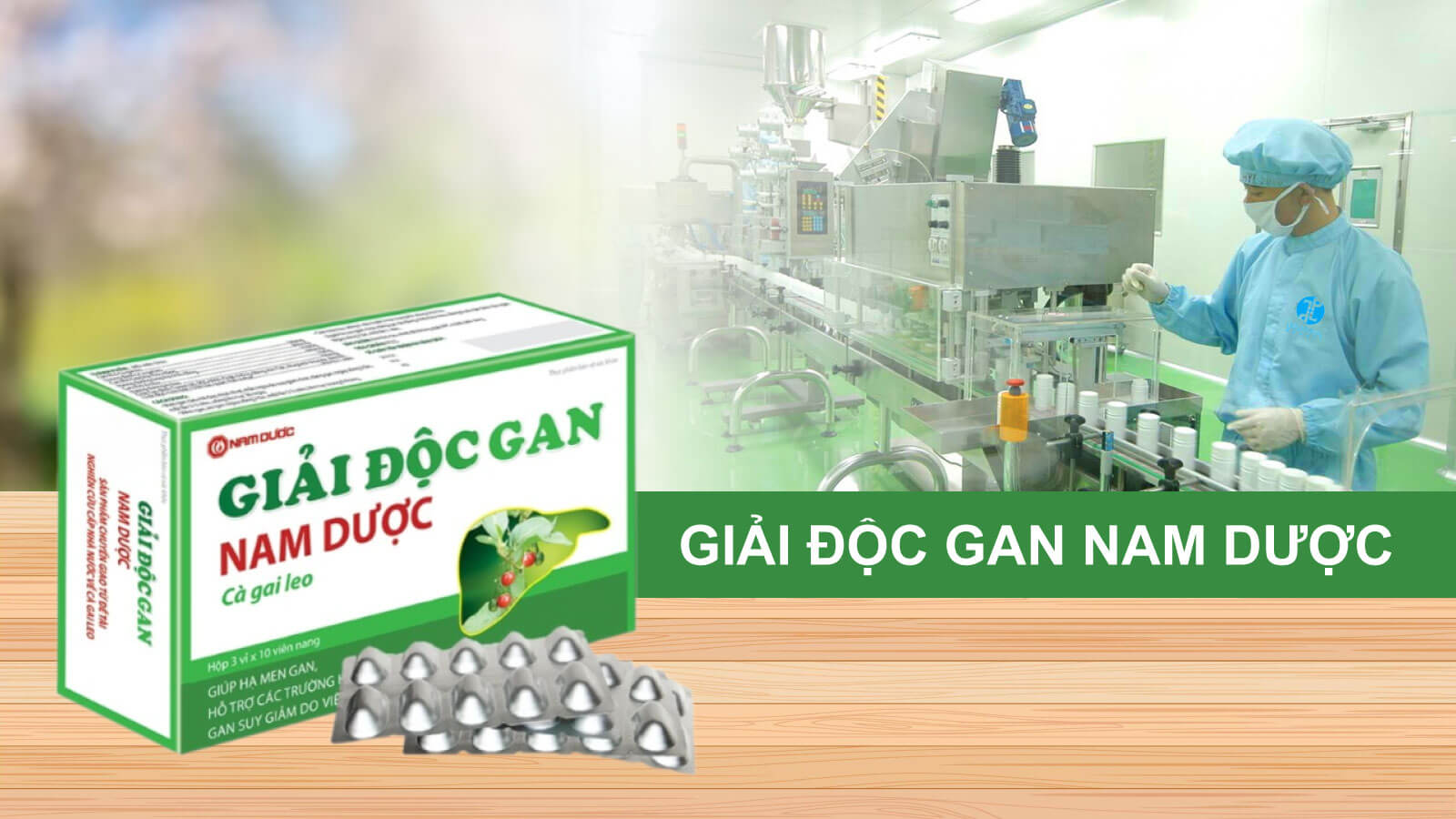 Thuốc C&agrave; gai leo bổ gan của C&ocirc;ng ty Cổ phần Nam Dược