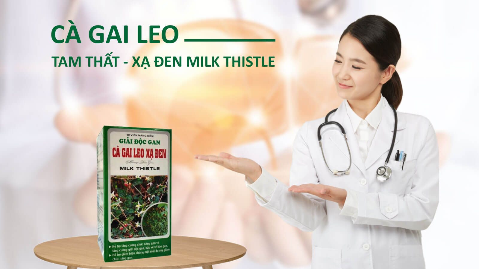 Thuốc C&agrave; gai leo kết hợp Xạ đen của Milk Thistle&nbsp;