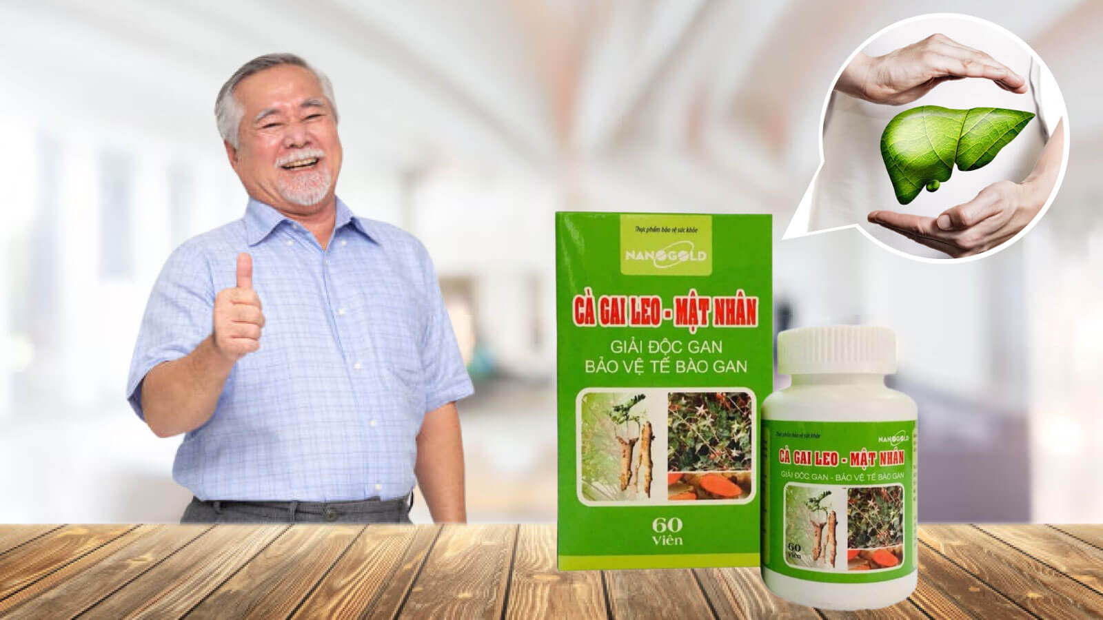Vi&ecirc;n uống C&agrave; gai leo Mật nh&acirc;n Kingphar