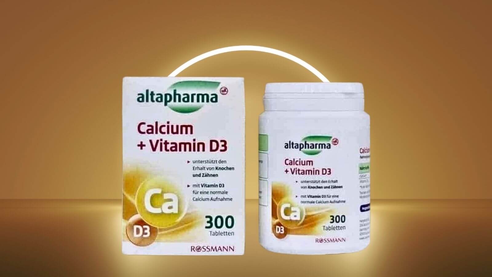 Vi&ecirc;n uống Calcium 1000 Vitamin D3 Altapharma đến từ thương hiệu dược phẩm l&acirc;u đời tại Đức