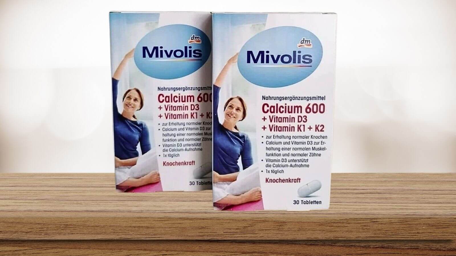 Vi&ecirc;n canxi của Đức Mivolis Calcium 600 + Vitamin D3 + K c&oacute; gi&aacute; th&agrave;nh rẻ